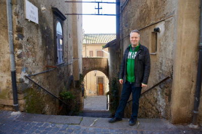 Walking around in Bracciano