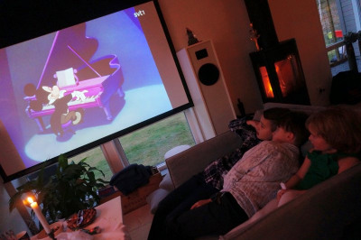 Watching Donald Duck