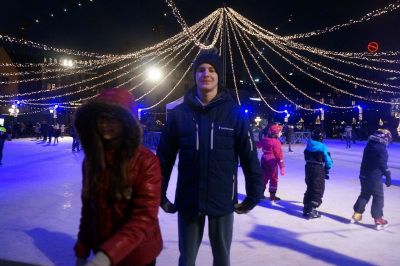 ice skating