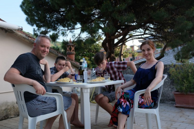 Dinner on the terrace