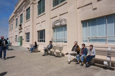 outside