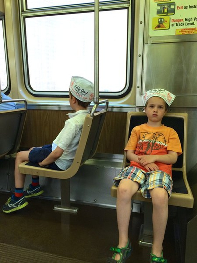 Tired on the "L"