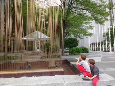 Wind chime sculpture