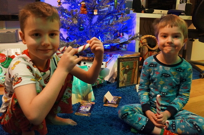 Christmas morning