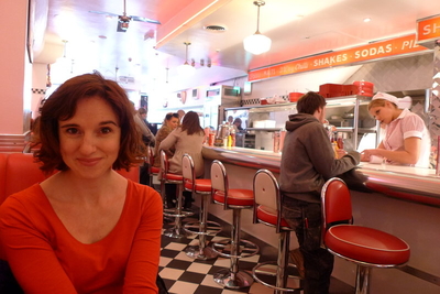 Heather Jonasson at Eddie Rockets