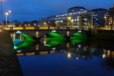 Dublin at night