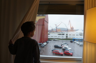 View from hotel