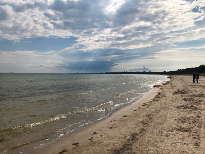 Sandy beach