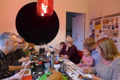 Cake and family