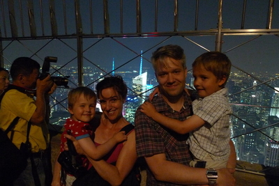 Max, Heather, Måns and Leo Jonasson