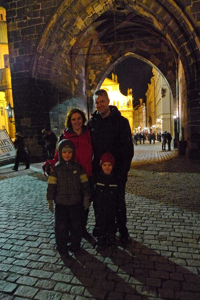 Max, Leo, Heather and Måns Jonasson