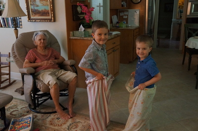 Mammaw, Leo and Max