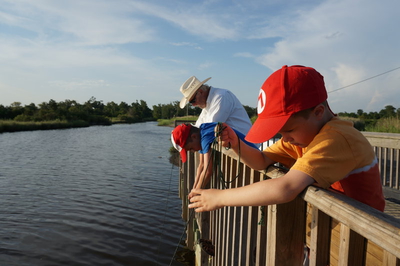 Crabbing!