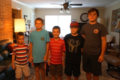 Max, Blake, Leo, Peyton and Bailey