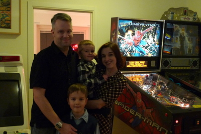 Heather, Leo, Max and Måns Jonasson